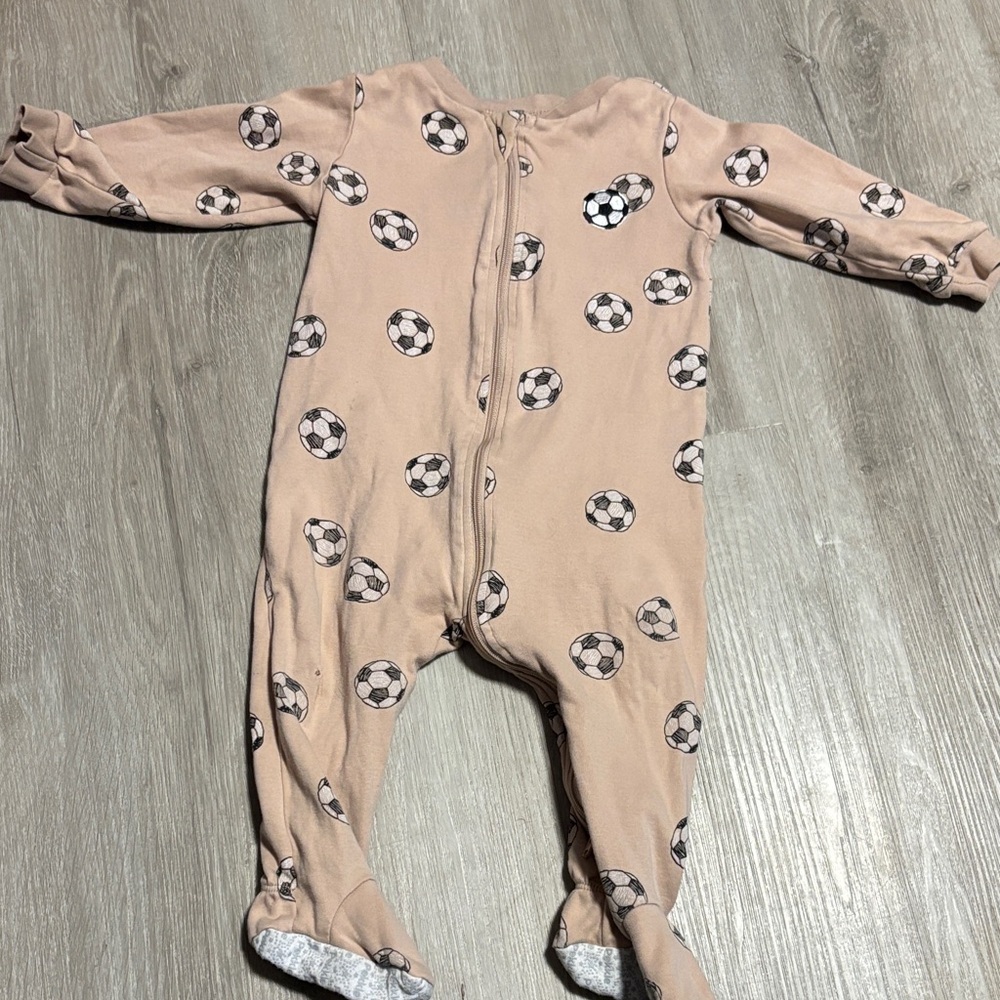 Pekkle Soccer Print Kids One Piece